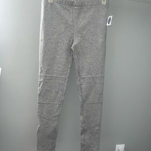 Older Kids Grey Old Navy Stretch Leggings